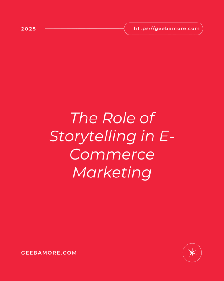 The Role of Storytelling in E-Commerce Marketing